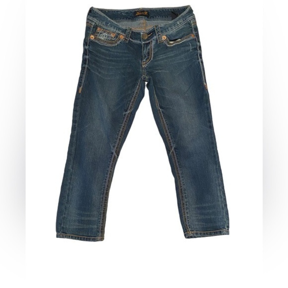 Seven stretch crop jeans size 4